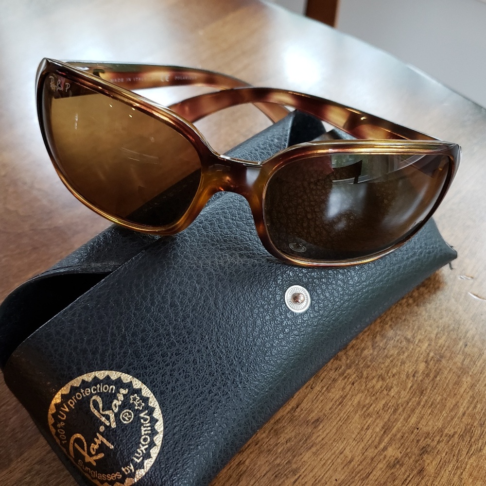 Ray-Ban Polarized Tortoise Shell Glasses